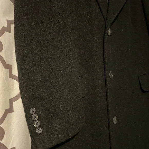 Vintage Christian Dior Wool Trench Coat - Picture 5 of 13